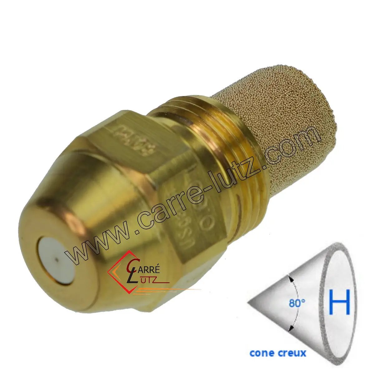 6025042 Gicleur Danfos 0,60 Gph OD H 80° 13,90 € 6025042 Gicleur Danfos 0,60 Gph OD H 80° 13,90 €