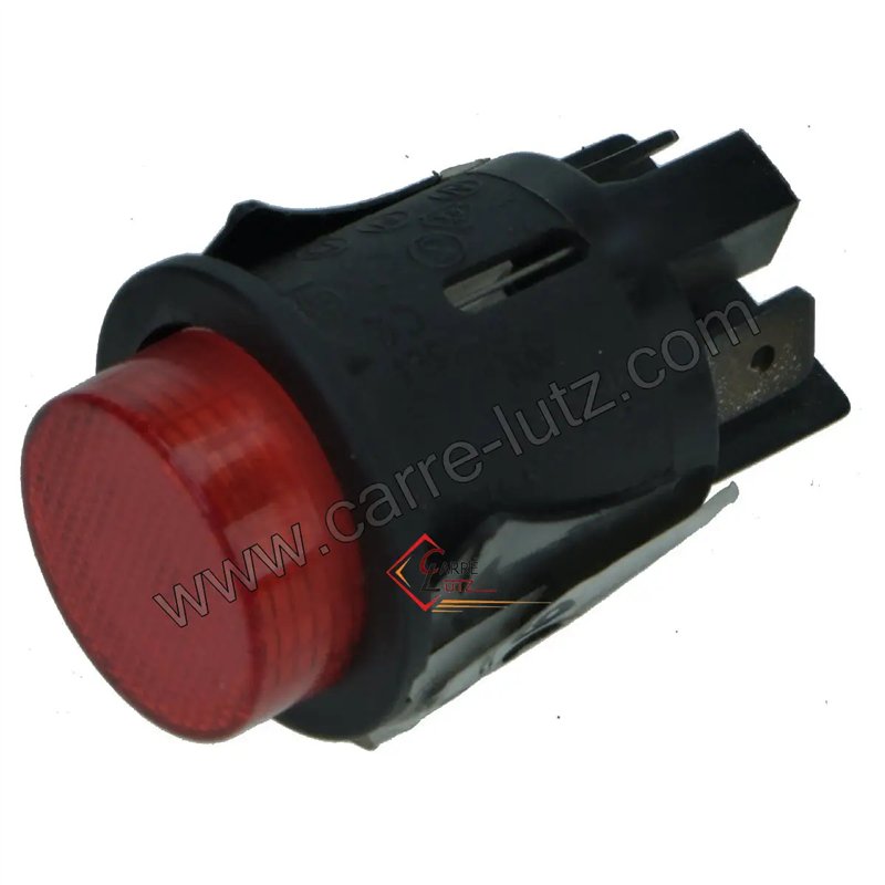 220206  Interrupteur poussoir rond à voyant 3 cosses 7,90 €