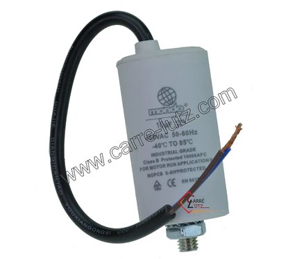 Condensateur permanent à fils 10 MF  450V