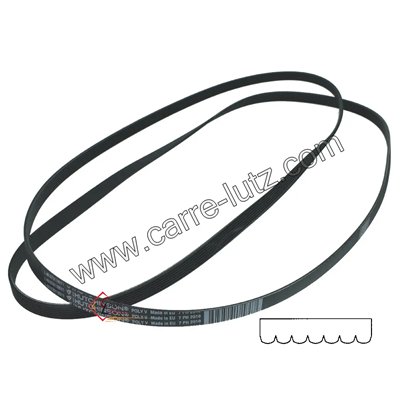 726242  2010 H7 - Courroie plate de sèche linge Laden Whirlpool 480112101469 7,10 €