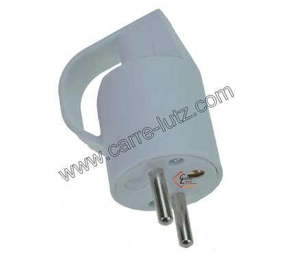 771119 FICHE MALE 10/16A 2P+T BLANC 2,10 €