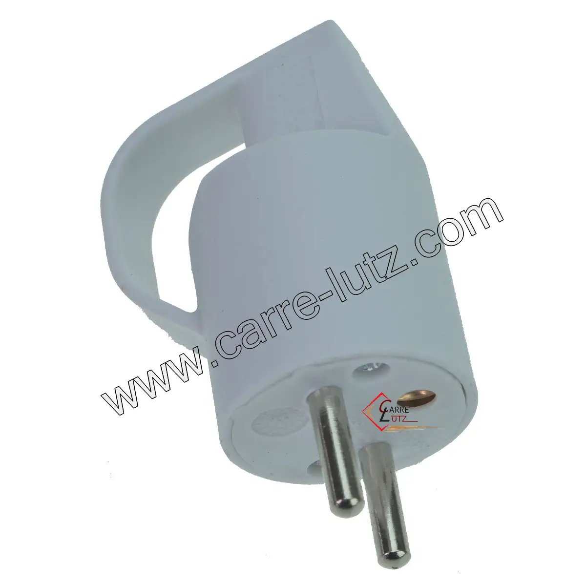 771119  FICHE MALE 10/16A 2P+T  BLANC 2,10 €