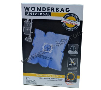 Sacs d'aspirateur par 5 universel Rowenta W108