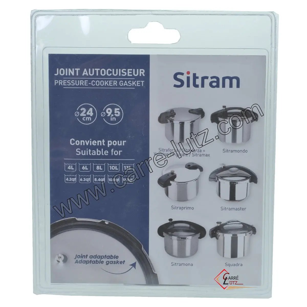 853013  Joint pour autocuiseur Sitram prima 15,80 €