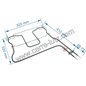 C00526533 - Résistance de sole 1150W de four Ariston Indesit