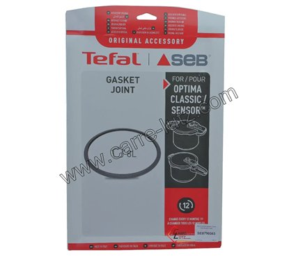 SEB790363  Joint d'autocuiseur 8 litres Seb Sensor inox 21,20 €