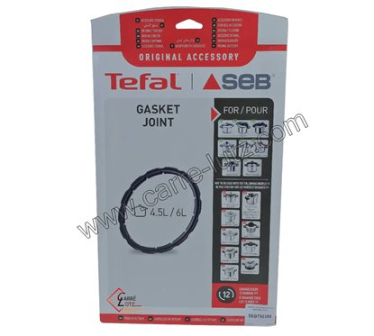 SEB792350  Joint d'autocuiseur 4,5 6 7,5 litres Seb clipso 20,60 €
