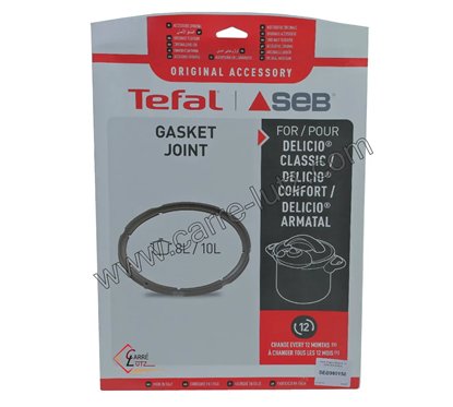 SEB980158  Joint d'autocuiseur 8 / 10 litres SA980158 Seb Delicio 21,00 €