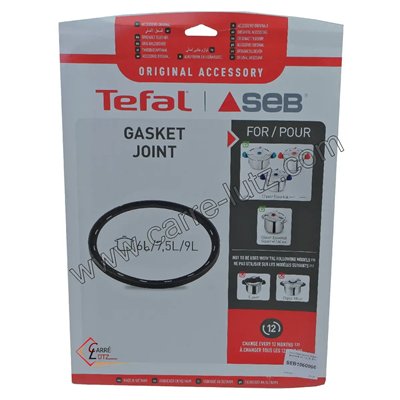 SEB1060006  X1010006 - Joint d'autocuiseur Clipso Essential  6L 7,5L 9L Seb  17,30 €