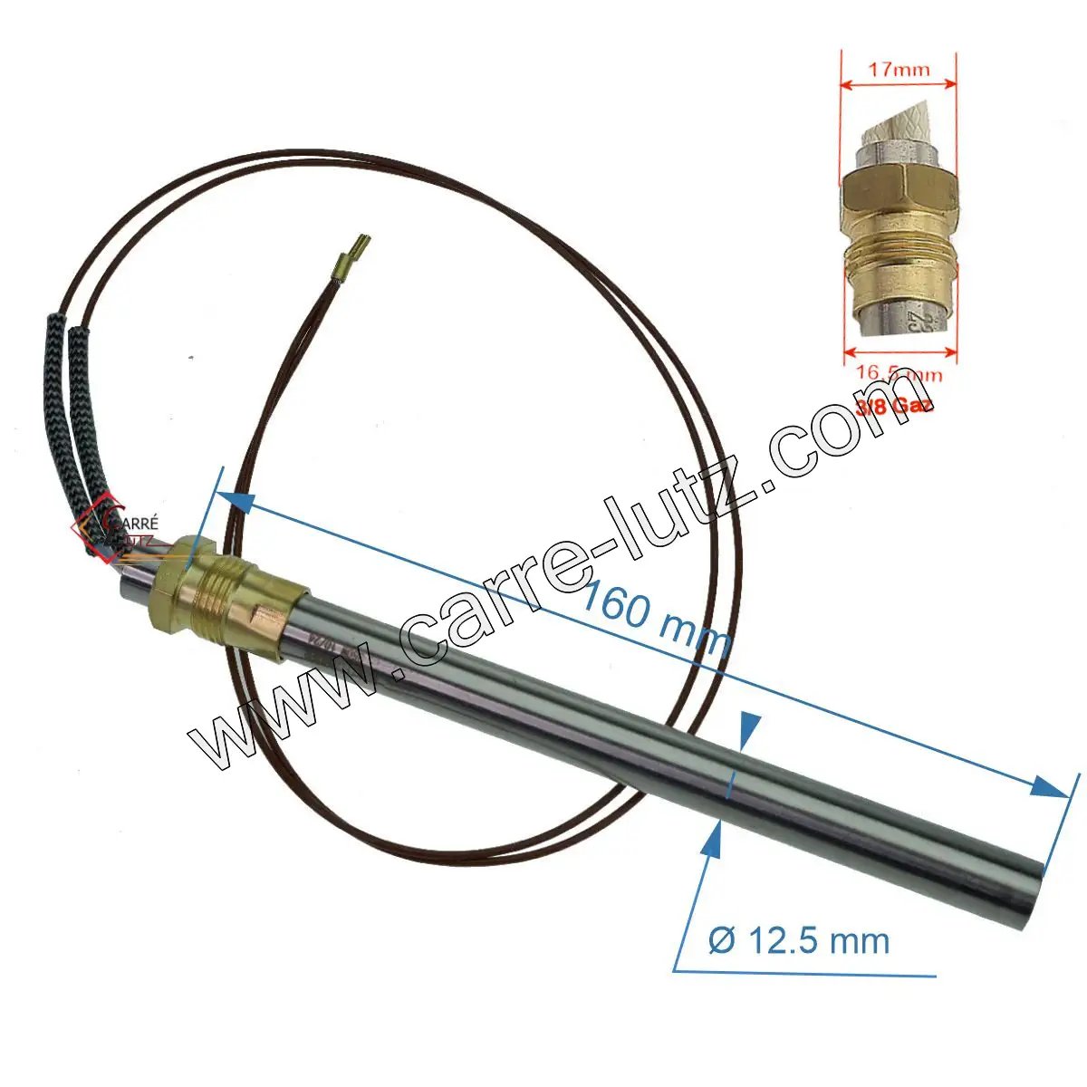 703942 Résistance 350W 12,5 mm longueur 160 mm de poêle à pellet 24,84 € 703942 Résistance 350W 12,5 mm longueur 160 mm de poêle à pellet 24,84 €