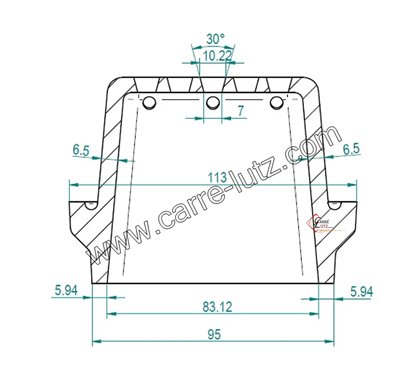 704387  Pot bruleur ou creuset de foyer de poêle à granulé modele standard 35,50 €