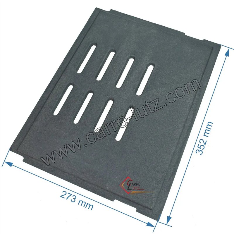 Demie grille de poêle compatible avec Invicta Le ch'ti poêle - F610164B