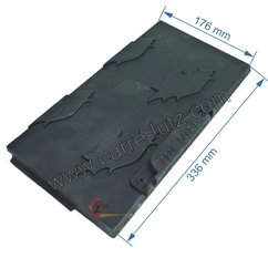 704900  10166325800 - Plaque de foyer latérale avant droit de foyer Godin 3257 3258 34,40 €