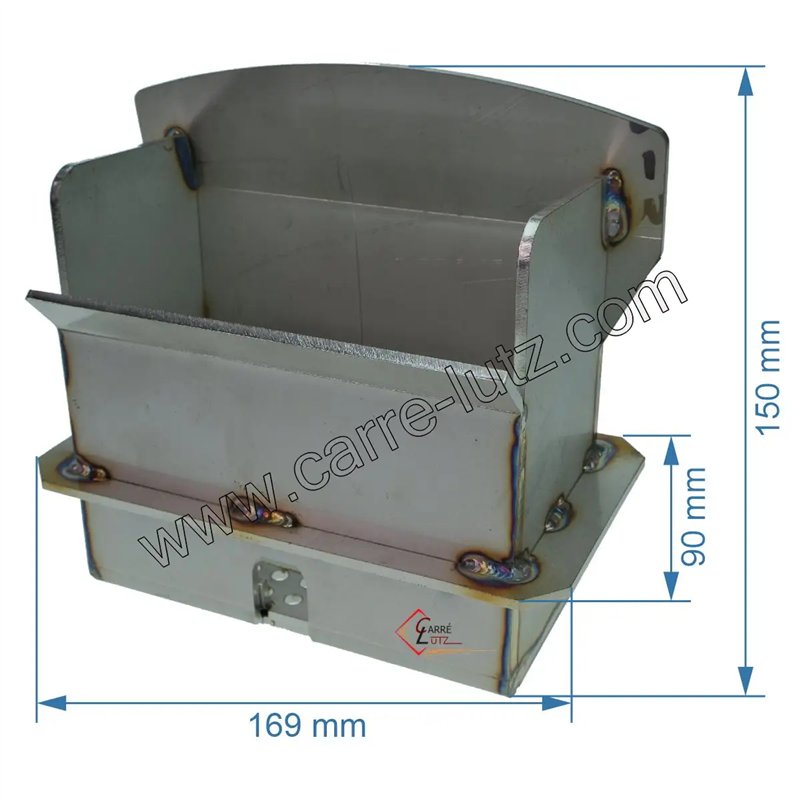 Creuset inox P0026925 pour poele a granulé Deville C077GD