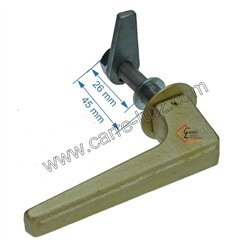 F28426  28426 - Poignée laiton pour porte de foyer de convecteur Efel 99,70 €