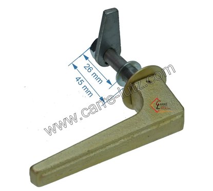F28426  28426 - Poignée laiton pour porte de foyer de convecteur Efel 99,70 €