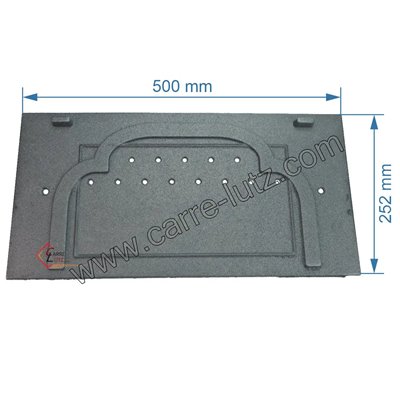 702249  Taque décorée de foyer de poêle compatible avec Invicta Alma - F612621B-C 94,90 €