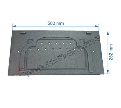 702249  Taque décorée de foyer de poêle compatible avec Invicta Alma - F612621B-C 94,90 €