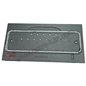 Taque décorée de foyer de poêle compatible avec Invicta Alma - F612621B-C