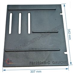 702252  Demie grille de foyer gauche de poêle compatible avec Invicta Alma Primo - F612624B-B 83,40 €