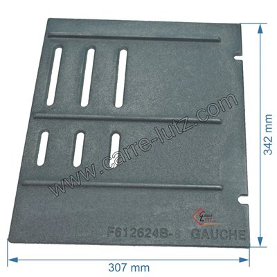 702252  Demie grille de foyer gauche F612624B-B de poêle Invicta Alma Primo 83,40 €