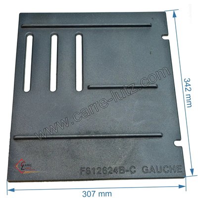 702252  Demie grille de foyer gauche F612624B-B de poêle Invicta Alma Primo 83,40 €