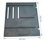 702252  Demie grille de foyer gauche F612624B-B de poêle Invicta Alma Primo 83,40 €