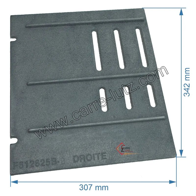 702253  Demie grille de foyer droite de poêle compatible avec Invicta Alma Primo - F612625B-B 83,40 €
