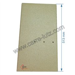 70523061  Plaque arriere gauche 513 mm vermiculite 808134 Panadero Nevada 30,40 €