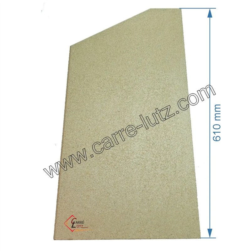 Plaque laterale droite 610mm vermiculite 808133 Panadero Nevada Plaque laterale droite 610mm vermiculite 808133 Panadero Nevada