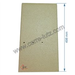 70523067  Plaque arriere droite 498 mm vermiculite Panadero Nevada 30,40 €