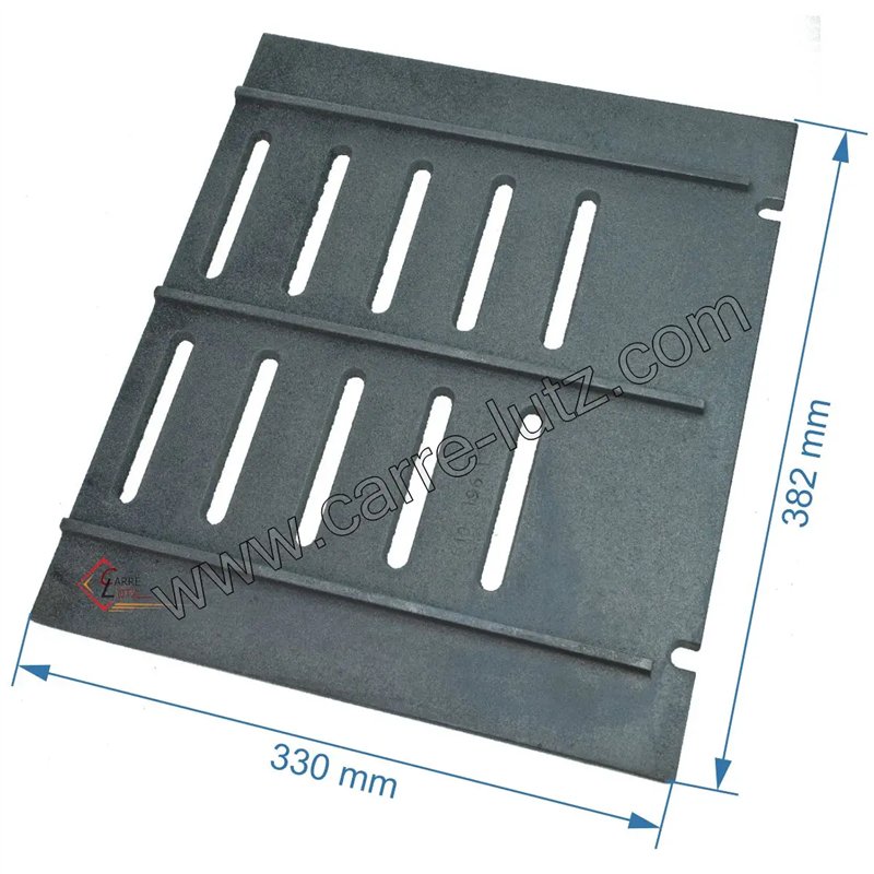 Demie grille de foyer de poêle compatible avec Invicta Alma SA1 - F610196B
