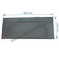 Taque décorée de foyer de poêle compatible avec Invicta Alma SA1 - F610198AMB