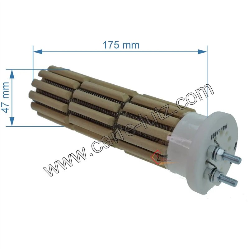 Résistance de chauffe-eau stéatite 47X175 mm 750W 220/240V monophasé