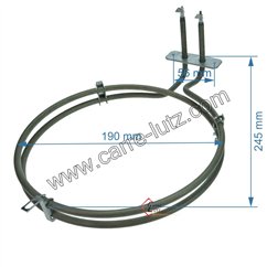 203156  92x6010 - Résistance circulaire 2500W de four Brandt De Dietrich  21,00 €