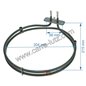Résistance circulaire 2000W de four 32041466 Waltham 