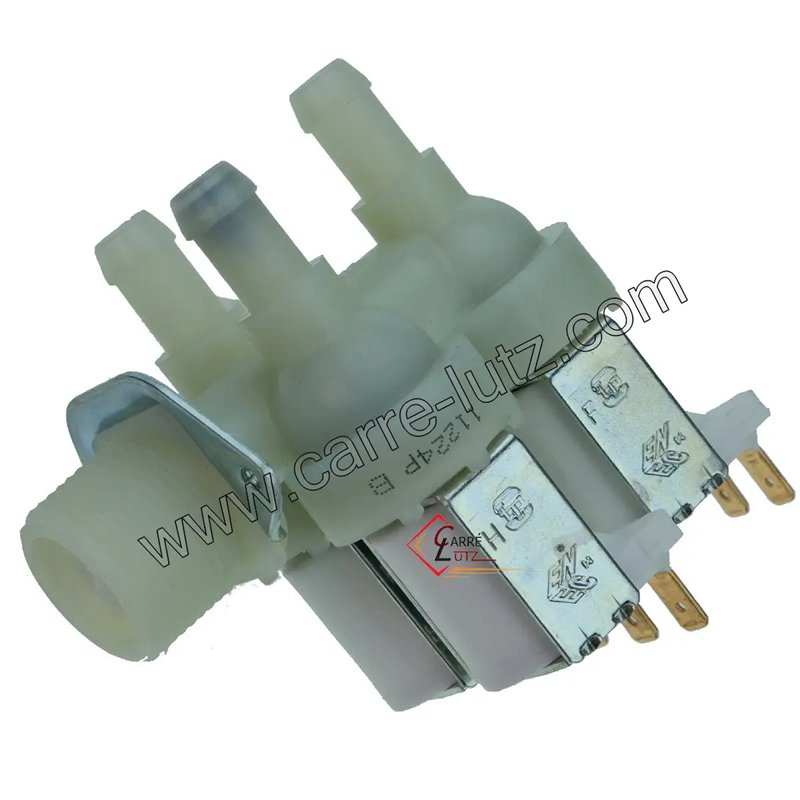 1678013 - Electrovanne 3 voies 90° 10 mm de lave linge Miele 