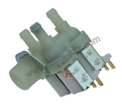 209050  1678013 - Electrovanne 3 voies 90° 10 mm de lave linge Miele  12,90 €