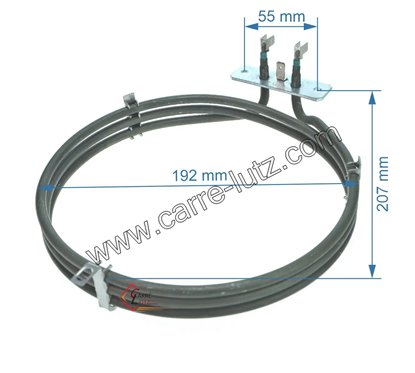 20390006  606045 - Résistance circulaire 3000W de four La Germania 29,50 €
