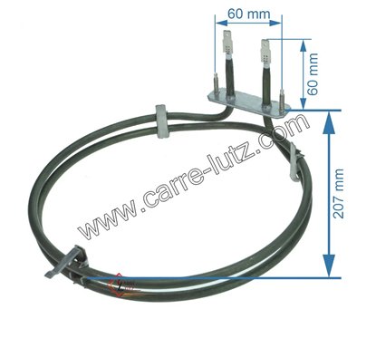 20390031  229250 - Résistance circulaire 2100W de four Gorenje  10,80 €