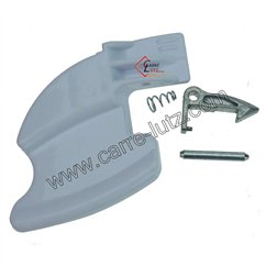 40590006  49016396 - Poignée de hublot de lave linge Candy Hoover  5,20 €