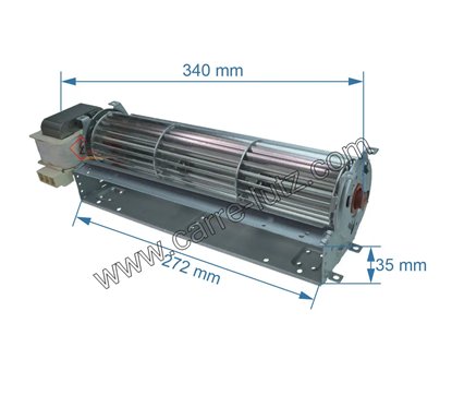 231040  Ventilateur tangentiel 270 mm moteur à gauche 1 vitesse 58,70 €