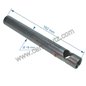 Tube convoyeur porte résistance 162mm diamètre 19 mm de poêle à pellet