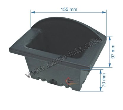 704434  Pot bruleur ou creuset de foyer pour poele a granulé compatible avec Invicta - 1121110201 63,20 €