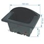 Pot bruleur ou creuset de foyer pour poele a granulé compatible avec Invicta - 1121110201