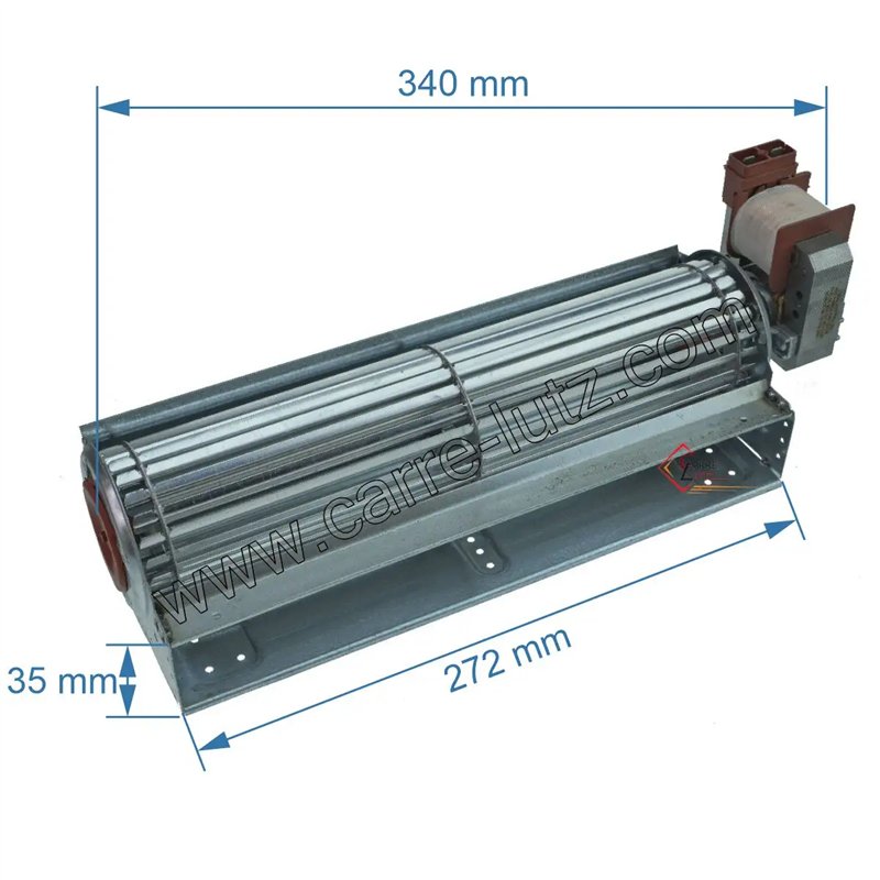 Ventilateur tangentiel 270 mm moteur à droite 1 vitesse