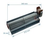 231039  Ventilateur tangentiel 270 mm moteur à droite 1 vitesse 44,00 €