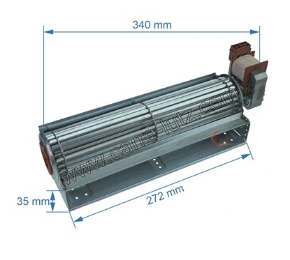 Ventilateur tangentiel 270 mm moteur à droite 1 vitesse
