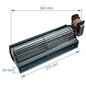 Ventilateur tangentiel 270 mm moteur à droite 1 vitesse
