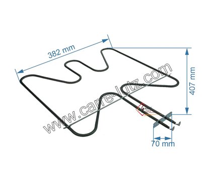 806890652 - Résistance de sole 1200W de four Smeg 